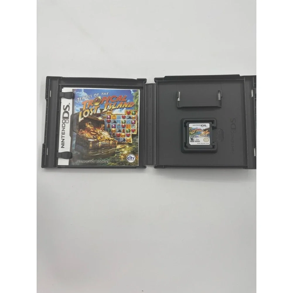 Jewels of the Tropical Lost Island Nintendo‎ DS Game - Tested/Works
